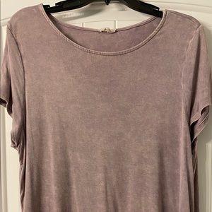 Distressed purple tunic/dress